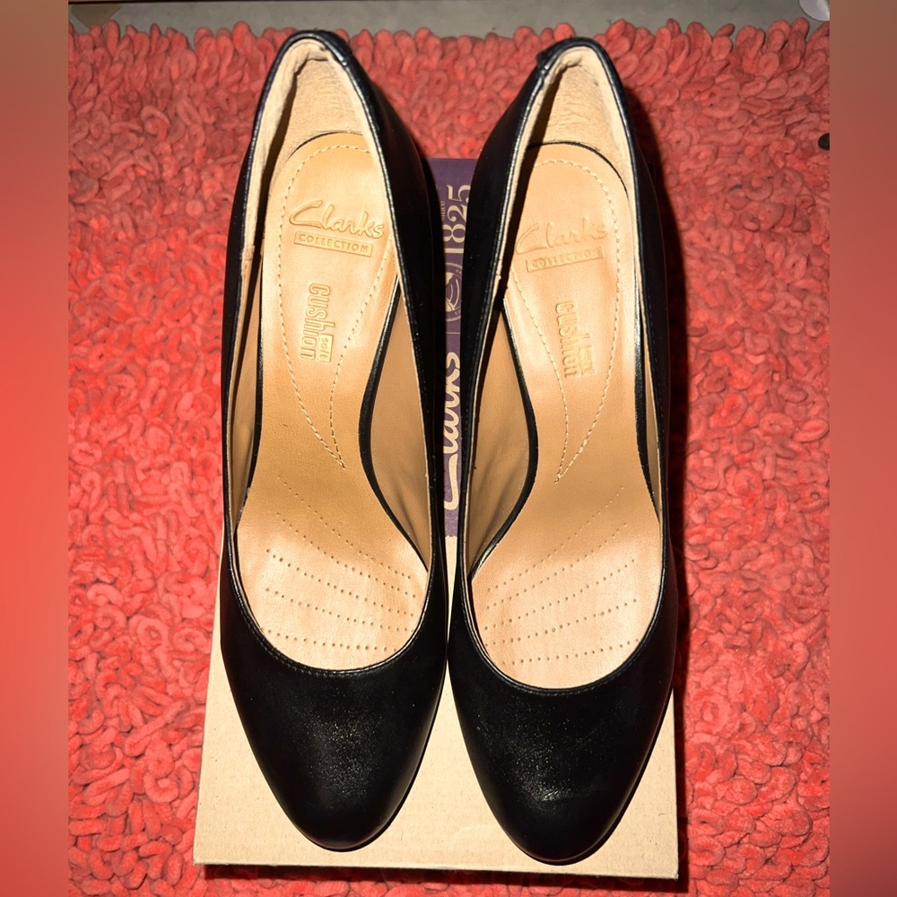 Clark’s black shoes